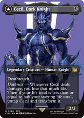 Cecil, Dark Knight // Cecil, Redeemed Paladin (Borderless) [FINAL FANTASY] | Black Swamp Games