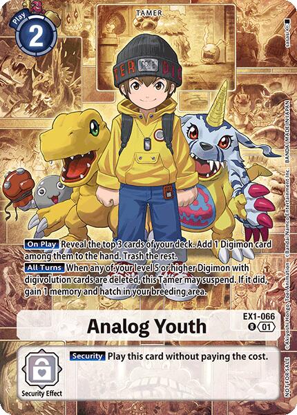Analog Youth [EX1-066] (Special Event Pack 2025) [Classic Collection Promos] | Black Swamp Games