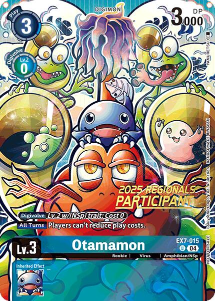 Otamamon [EX7-015] (2025 Regionals Participant) [Digimon LIBERATOR Promos] | Black Swamp Games