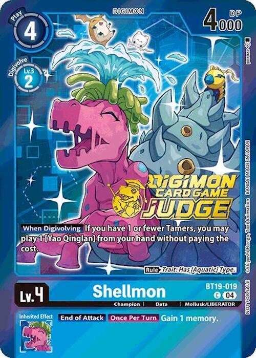 Shellmon [BT19-019] (Judge Pack 2025 Wave 1) [Release Special Booster Ver.2.0] | Black Swamp Games
