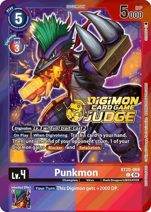 Punkmon [BT20-069] (Judge Pack 2025 Wave 1) [Release Special Booster Ver.2.5 Promos] | Black Swamp Games