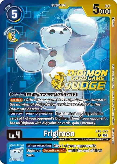 Frigimon [EX8-022] (Judge Pack 2025 Wave 1) [Chain of Liberation Promos] | Black Swamp Games