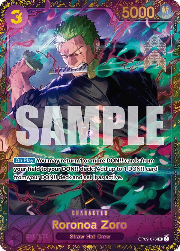 Roronoa Zoro (Championship 25-26 Regionals Season 1) [One Piece Promotion Cards] | Black Swamp Games
