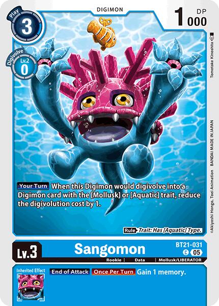 Sangomon [BT21-031] [World Convergence] | Black Swamp Games