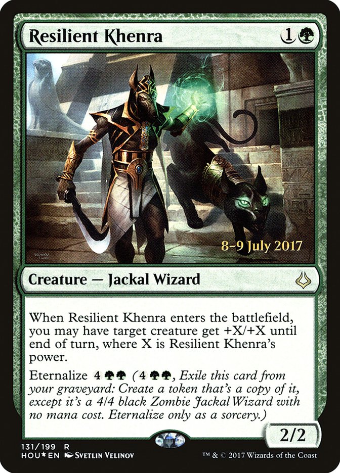 Resilient Khenra [Hour of Devastation Prerelease Promos] | Black Swamp Games