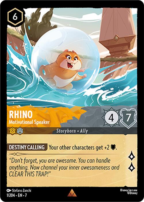 Rhino - Motivational Speaker (1/204) [Archazia's Island] | Black Swamp Games