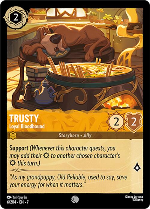 Trusty - Loyal Bloodhound (6/204) [Archazia's Island] | Black Swamp Games