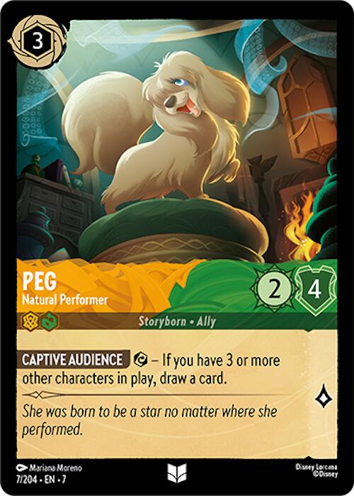 Peg - Natural Performer (7/204) [Archazia's Island] | Black Swamp Games