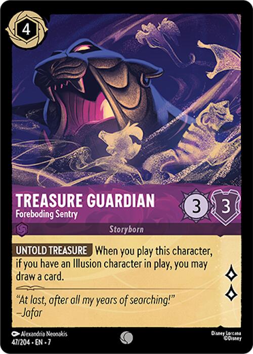 Treasure Guardian - Foreboding Sentry (47/204) [Archazia's Island] | Black Swamp Games