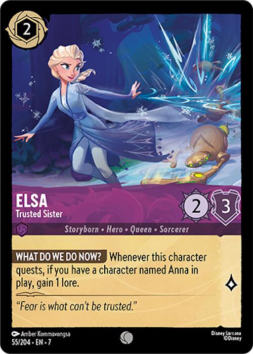Elsa - Trusted Sister (55/204) [Archazia's Island] | Black Swamp Games