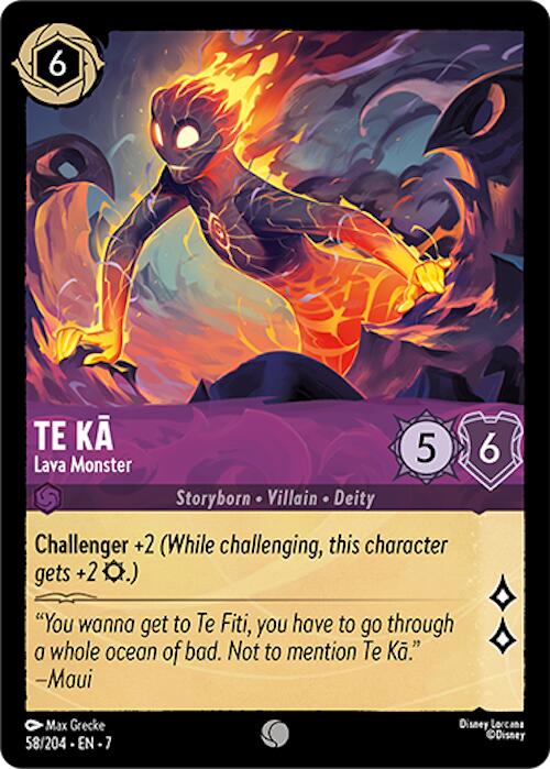 Te Ka - Lava Monster (58/204) [Archazia's Island] | Black Swamp Games