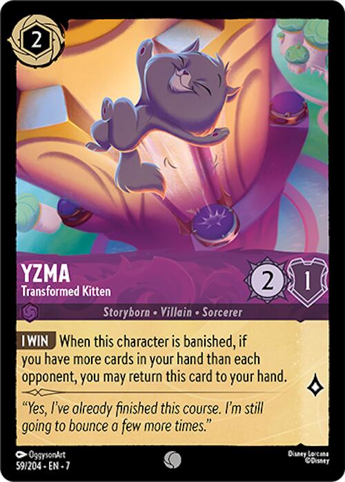 Yzma - Transformed Kitten (59/204) [Archazia's Island] | Black Swamp Games