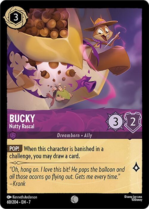Bucky - Nutty Rascal (60/204) [Archazia's Island] | Black Swamp Games