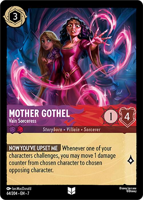 Mother Gothel - Vain Sorceress (64/204) [Archazia's Island] | Black Swamp Games