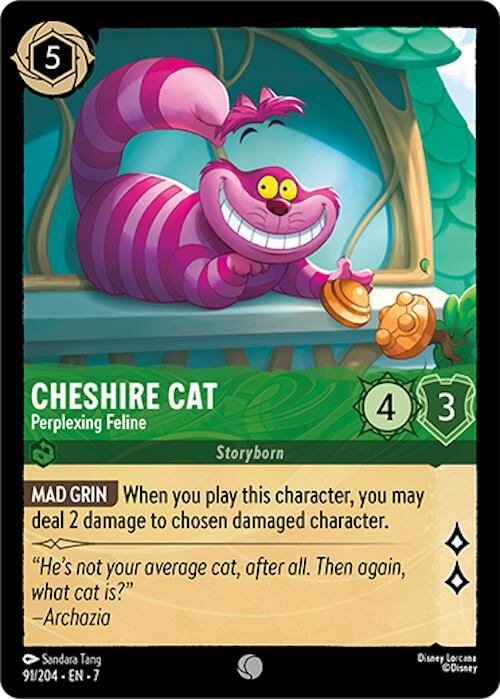 Cheshire Cat - Perplexing Feline (91/204) [Archazia's Island] | Black Swamp Games