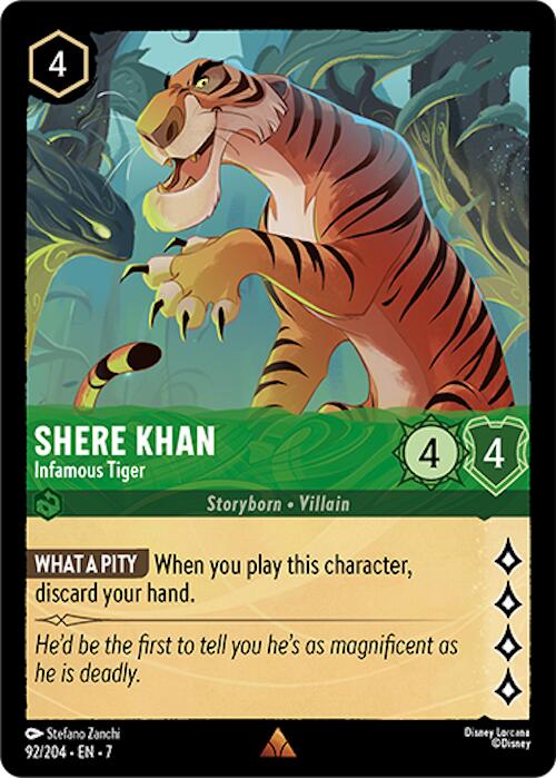 Shere Khan - Infamous Tiger (92/204) [Archazia's Island] | Black Swamp Games