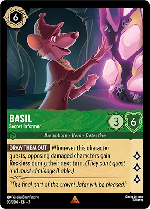 Basil - Secret Informer (93/204) [Archazia's Island] | Black Swamp Games