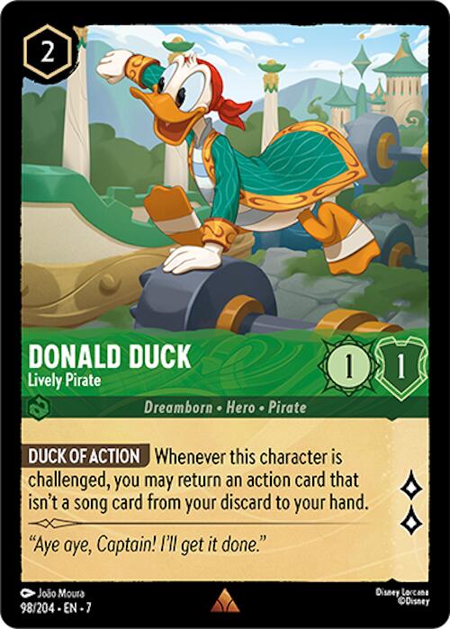 Donald Duck - Lively Pirate (98/204) [Archazia's Island] | Black Swamp Games