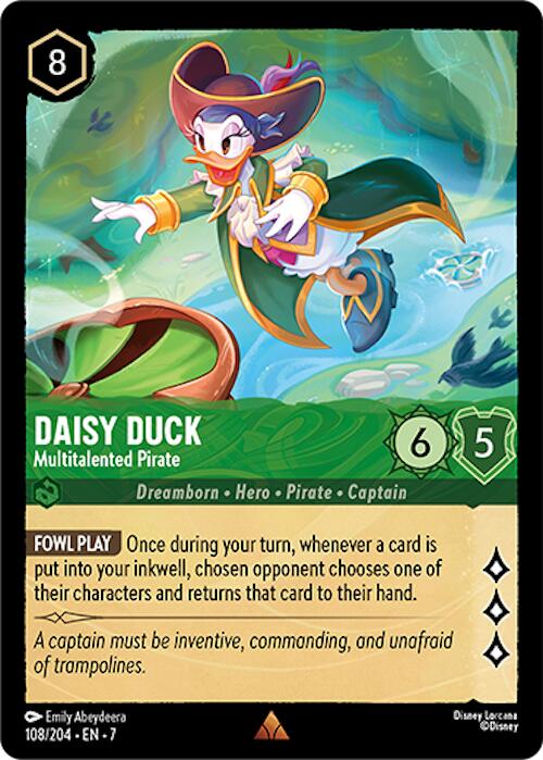 Daisy Duck - Multitalented Pirate (108/204) [Archazia's Island] | Black Swamp Games