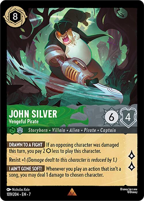 John Silver - Vengeful Pirate (109/204) [Archazia's Island] | Black Swamp Games