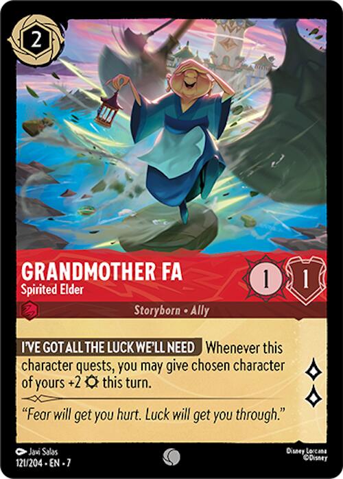 Grandmother Fa - Spirited Elder (121/204) [Archazia's Island] | Black Swamp Games