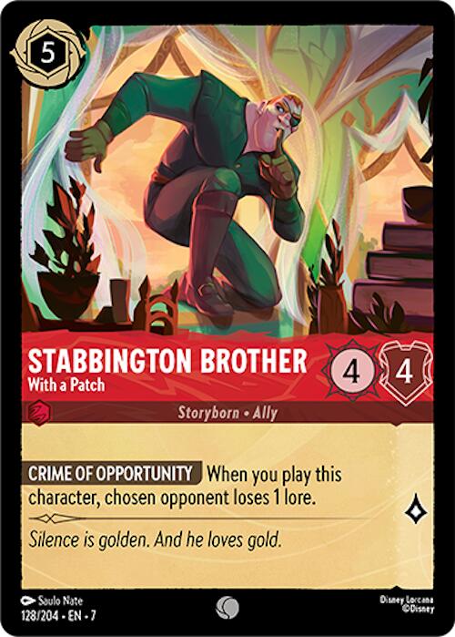 Stabbington Brother - With a Patch (128/204) [Archazia's Island] | Black Swamp Games