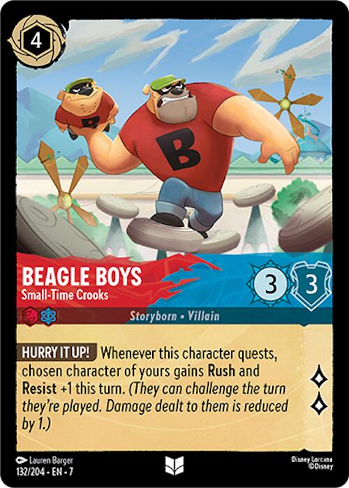 Beagle Boys - Small-Time Crooks (132/204) [Archazia's Island] | Black Swamp Games