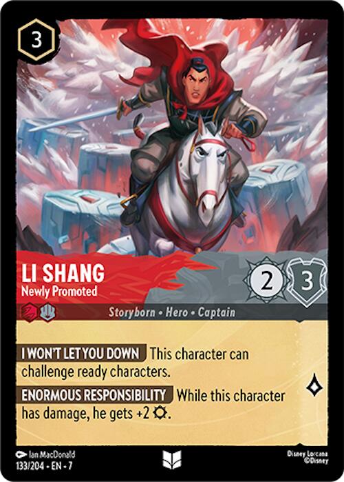 Li Shang - Newly Promoted (133/204) [Archazia's Island] | Black Swamp Games