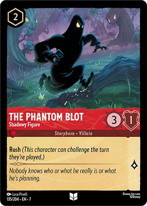 The Phantom Blot - Shadowy Figure (135/204) [Archazia's Island] | Black Swamp Games