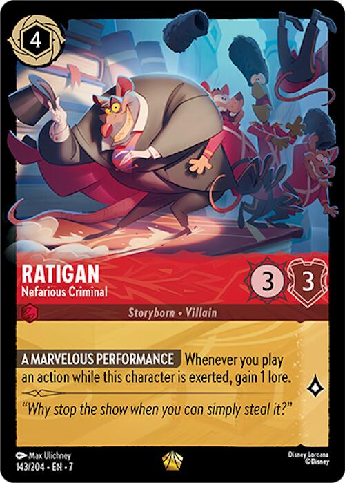 Ratigan - Nefarious Criminal (143/204) [Archazia's Island] | Black Swamp Games