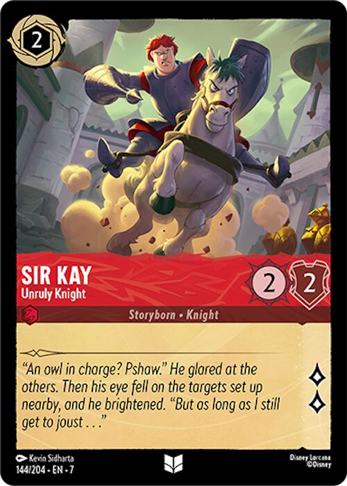 Sir Kay - Unruly Knight (144/204) [Archazia's Island] | Black Swamp Games