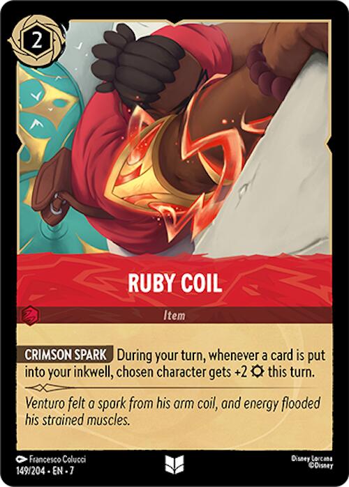 Ruby Coil (149/204) [Archazia's Island] | Black Swamp Games