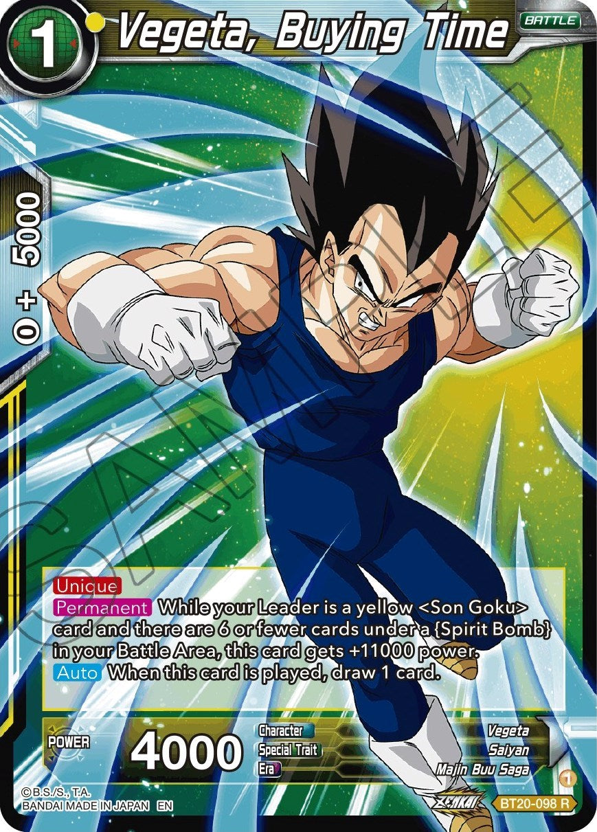Vegeta, Buying Time (BT20-098) [Power Absorbed] | Black Swamp Games