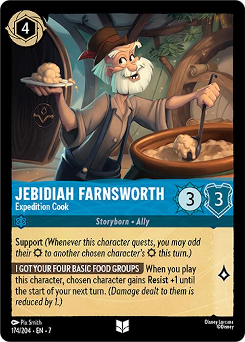 Jebidiah Farnsworth - Expedition Cook (174/204) [Archazia's Island] | Black Swamp Games