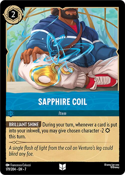 Sapphire Coil (179/204) [Archazia's Island] | Black Swamp Games