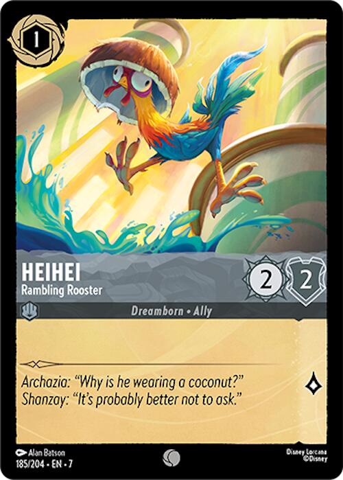 Heihei - Rambling Rooster (185/204) [Archazia's Island] | Black Swamp Games