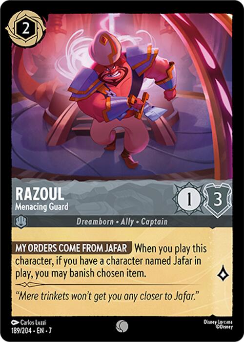 Razoul - Menacing Guard (189/204) [Archazia's Island] | Black Swamp Games