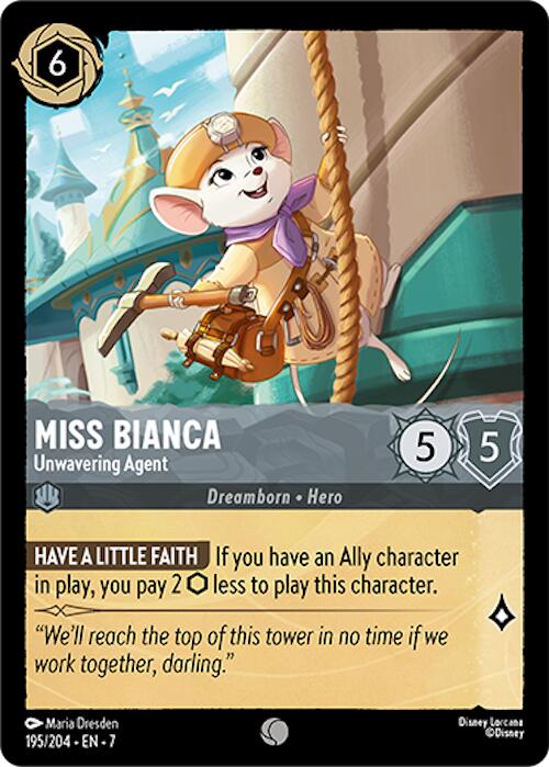 Miss Bianca - Unwavering Agent (195/204) [Archazia's Island] | Black Swamp Games