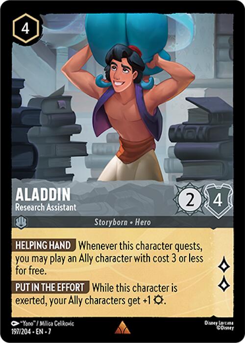 Aladdin - Research Assistant (197/204) [Archazia's Island] | Black Swamp Games