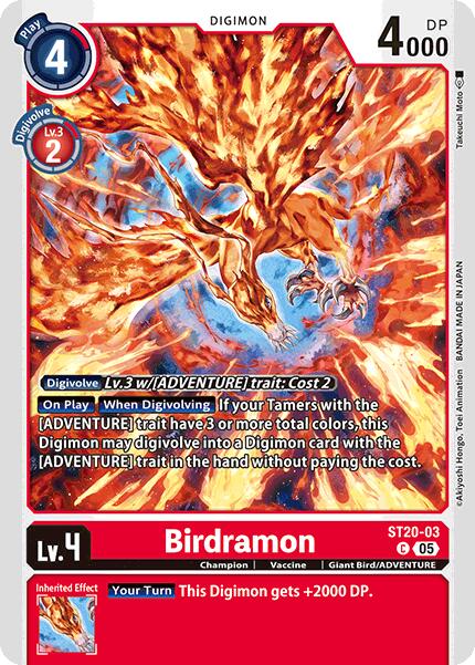 Birdramon [ST20-03] [Starter Deck: Protector of Light] | Black Swamp Games