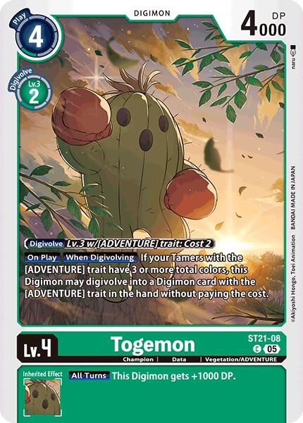 Togemon [ST21-08] [Starter Deck: Hero of Hope] | Black Swamp Games