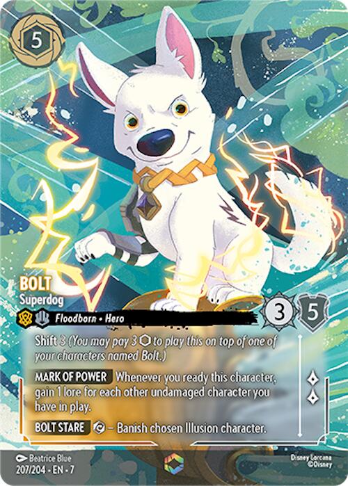Bolt - Superdog (Enchanted) (207/204) [Archazia's Island] | Black Swamp Games