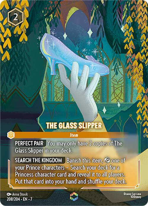 The Glass Slipper (Enchanted) (208/204) [Archazia's Island] | Black Swamp Games