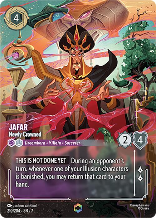 Jafar - Newly Crowned (Enchanted) (210/204) [Archazia's Island] | Black Swamp Games