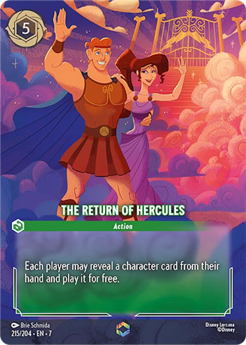 The Return of Hercules (Enchanted) (215/204) [Archazia's Island] | Black Swamp Games