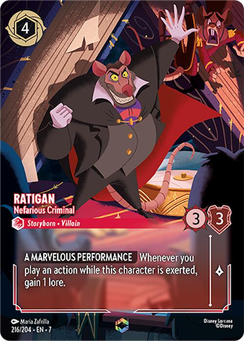 Ratigan - Nefarious Criminal (Enchanted) (216/204) [Archazia's Island] | Black Swamp Games