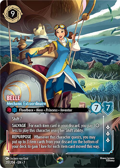 Belle - Mechanic Extraordinaire (Enchanted) (217/204) [Archazia's Island] | Black Swamp Games