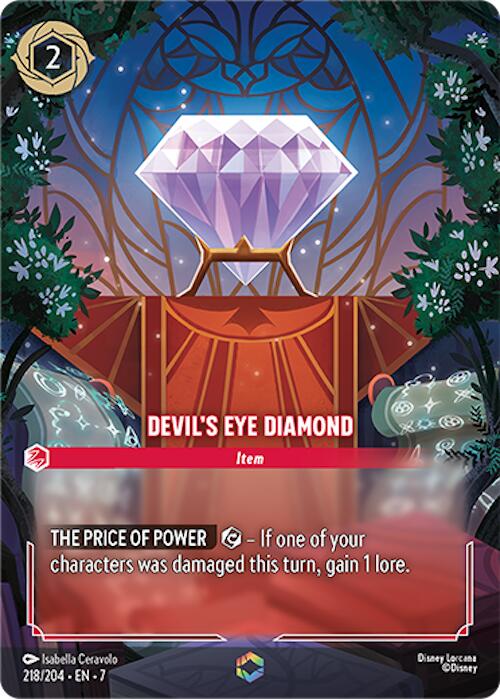 Devil's Eye Diamond (Enchanted) (218/204) [Archazia's Island] | Black Swamp Games