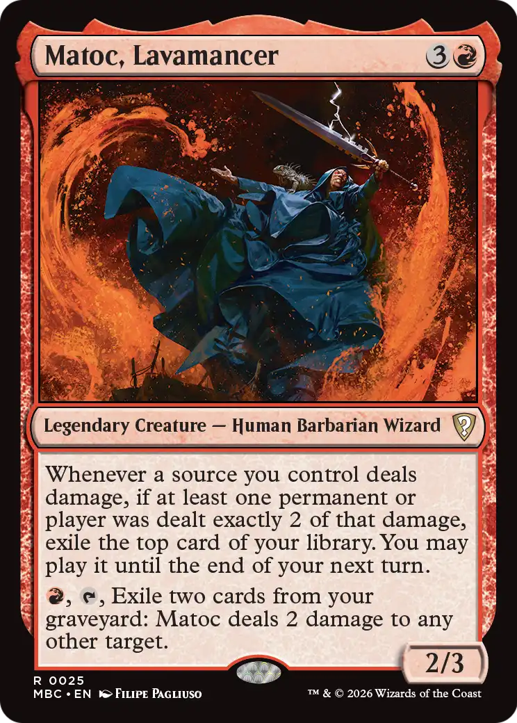 Matoc, Lavamancer [Mystery Booster: Commander Edition] | Black Swamp Games