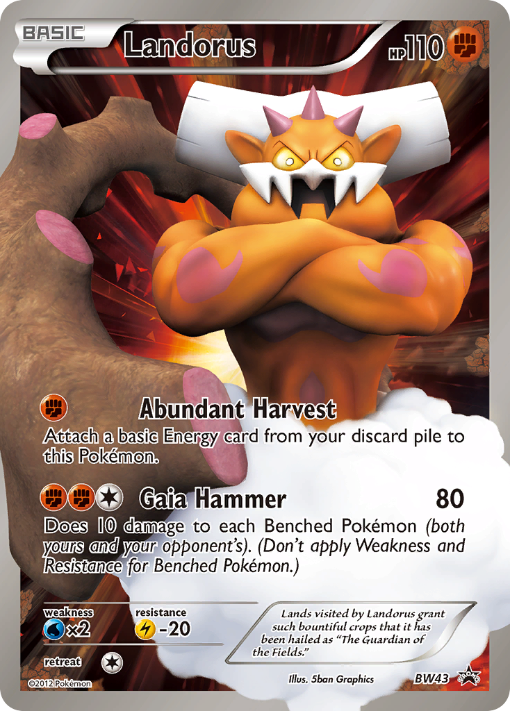 Landorus (BW43) [Black & White: Black Star Promos] | Black Swamp Games